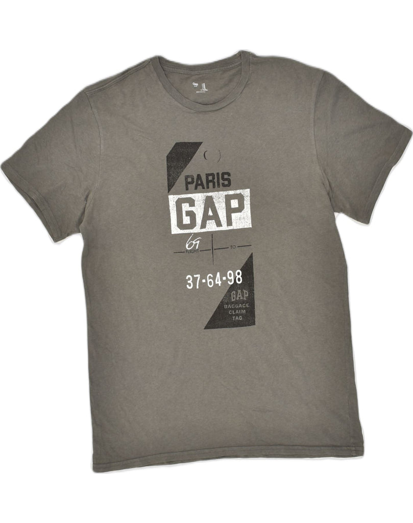 GAP Mens Graphic T-Shirt Top Medium Grey | Vintage Gap | Thrift | Second-Hand Gap | Used Clothing | Messina Hembry 