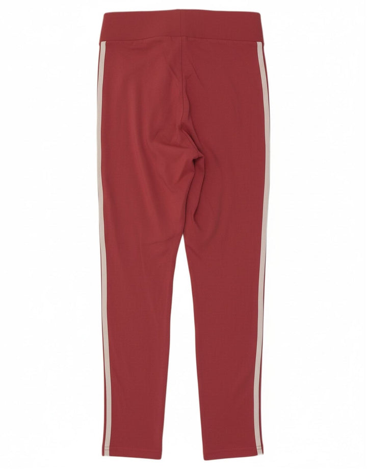 ADIDAS Womens Leggings UK 8/10 Small  Red