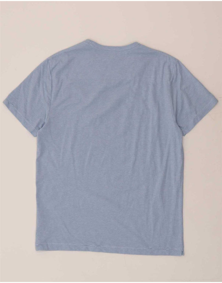 French Connection Mens T-Shirt Top Medium Blue Cotton