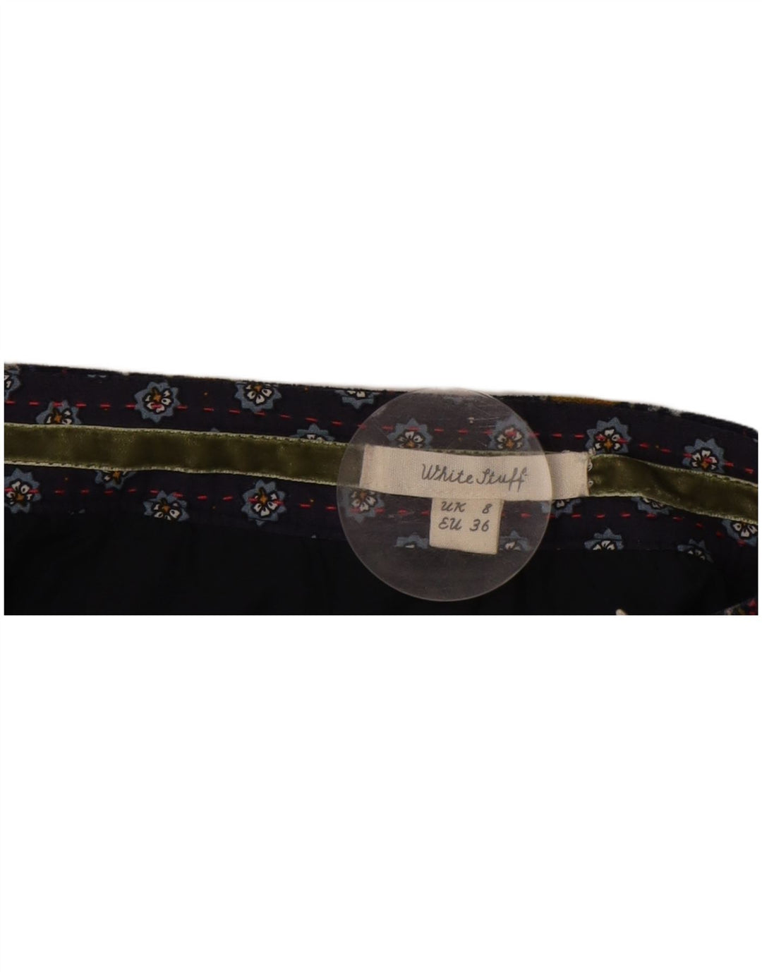 White Stuff Womens Mini Skirt UK 8 Small W27 Navy Blue Floral