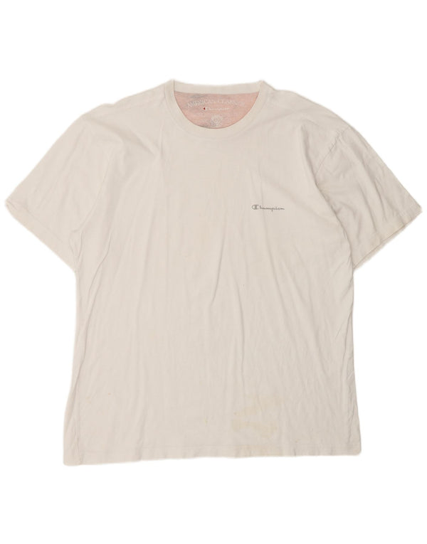 Champion Mens T-Shirt Top 2XL White