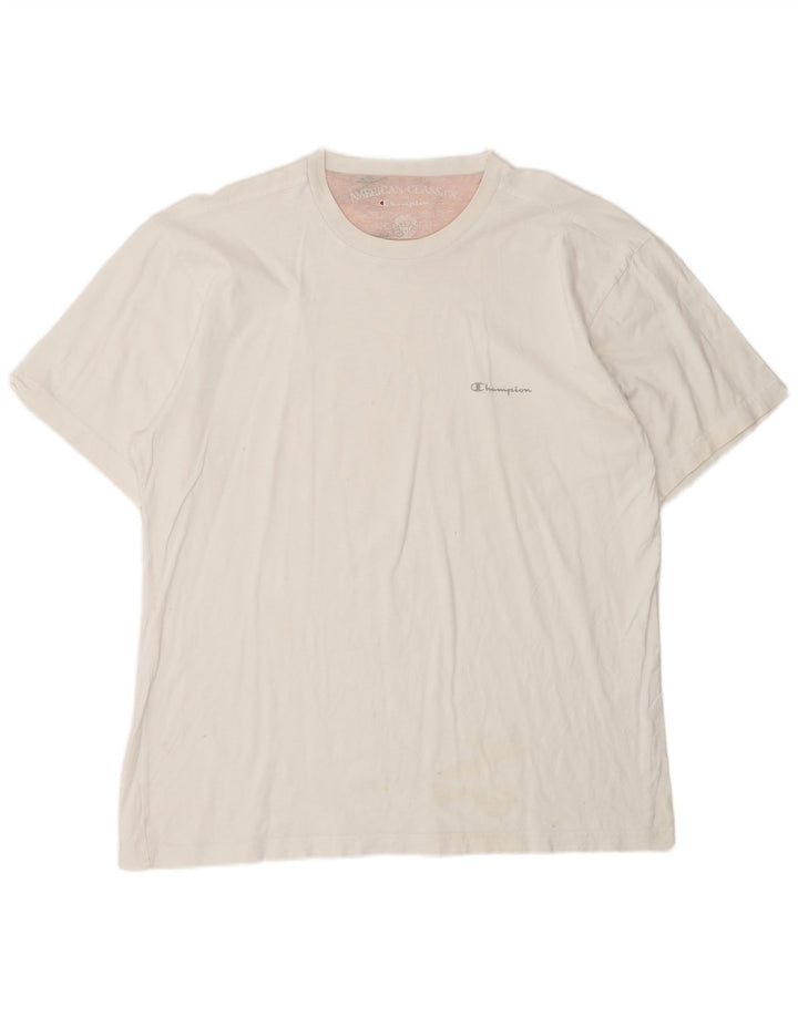 Champion Mens T-Shirt Top 2XL White