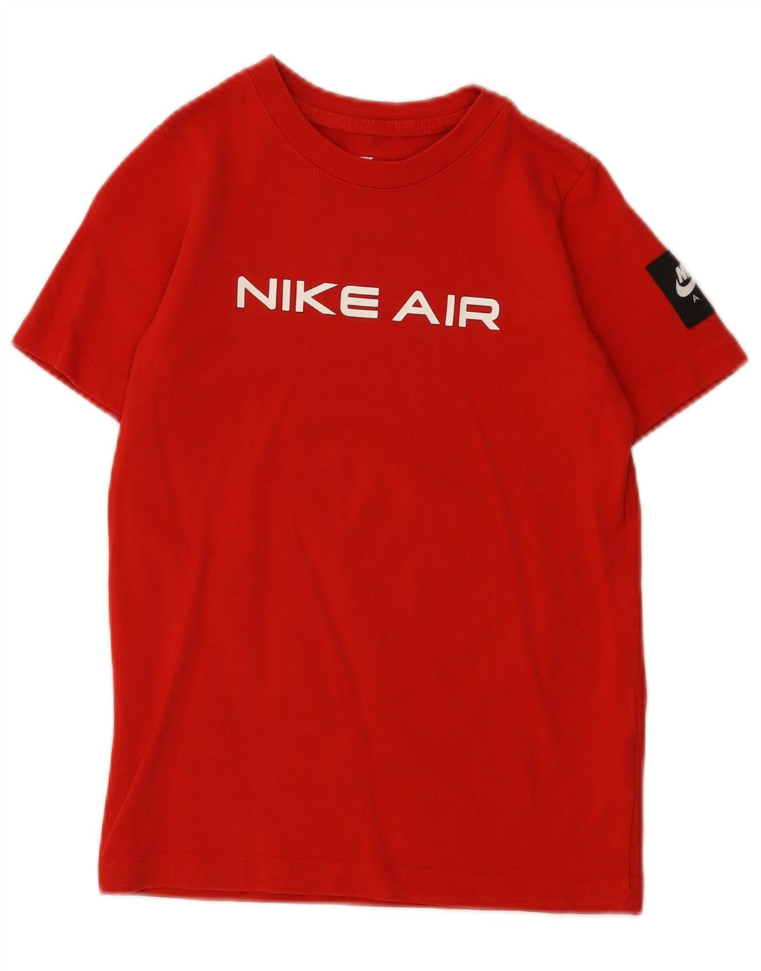 NIKE Boys Graphic T-Shirt Top 10-11 Years Medium Red Cotton