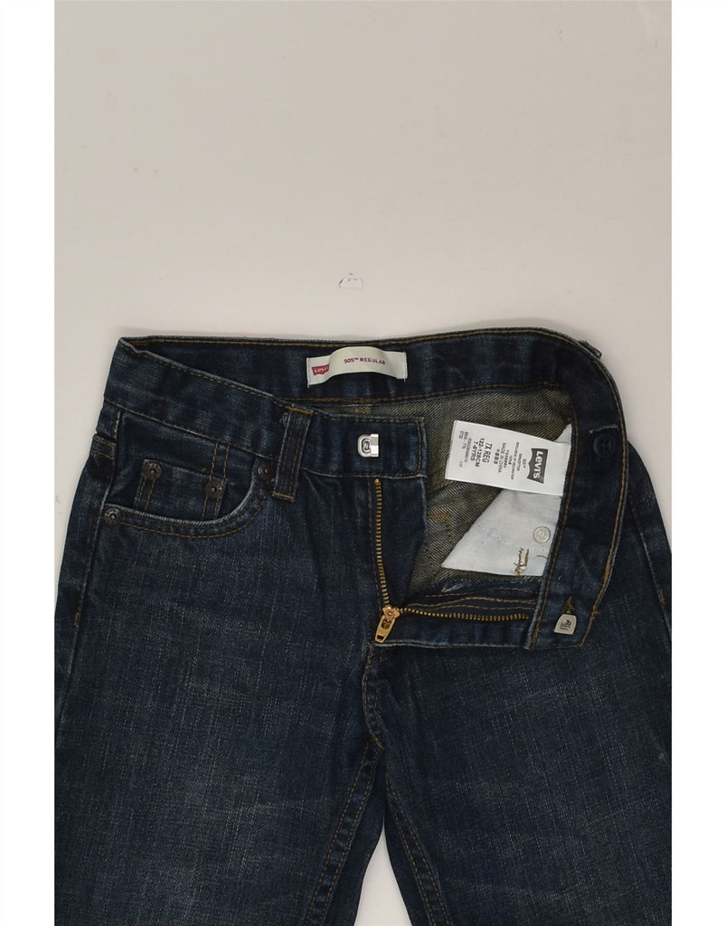 LEVI'S Boys 505 Regular Straight Jeans 7-8 Years W22 L20 Blue Cotton | Vintage Levi's | Thrift | Second-Hand Levi's | Used Clothing | Messina Hembry 