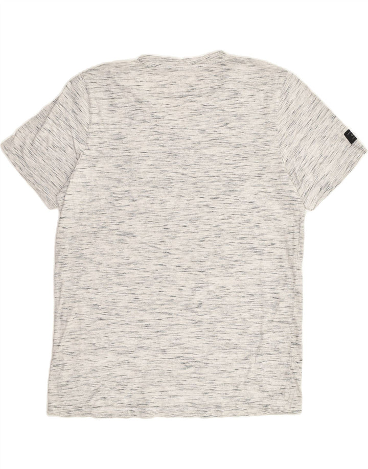 JACK & JONES Mens Slim Graphic T-Shirt Top XL Grey Flecked | Vintage Jack & Jones | Thrift | Second-Hand Jack & Jones | Used Clothing | Messina Hembry 