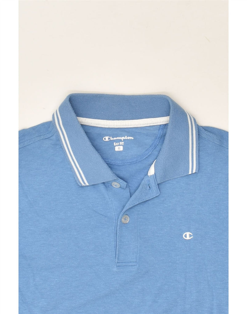 CHAMPION Mens Easy Fit Polo Shirt Medium Blue Vintage Champion and Second-Hand Champion from Messina Hembry 