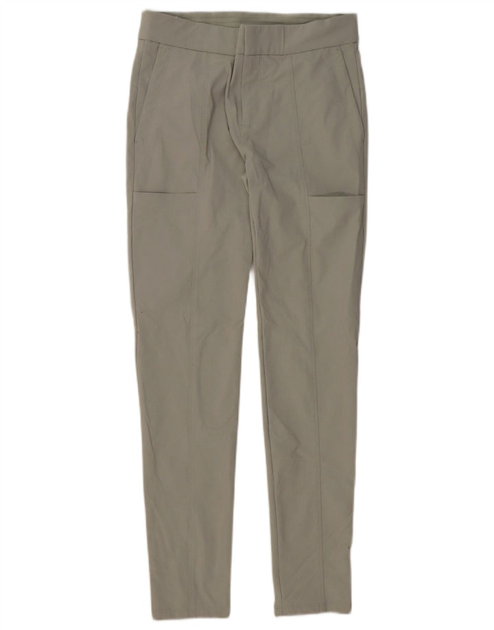 ATHLETA Womens Skinny Cargo Trousers US 2 XS W29 L29 Grey Nylon