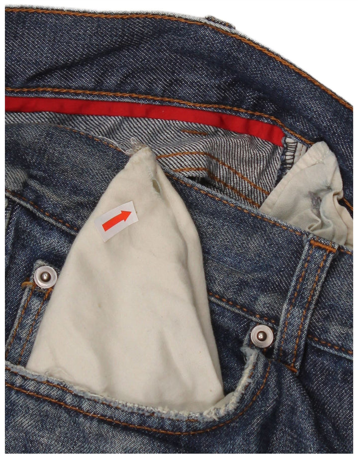 Prada Mens Straight Jeans W33 L30 Blue Cotton