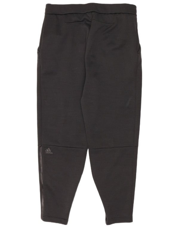 Adidas Womens Tracksuit Trousers Joggers UK 14 Large Black Cotton