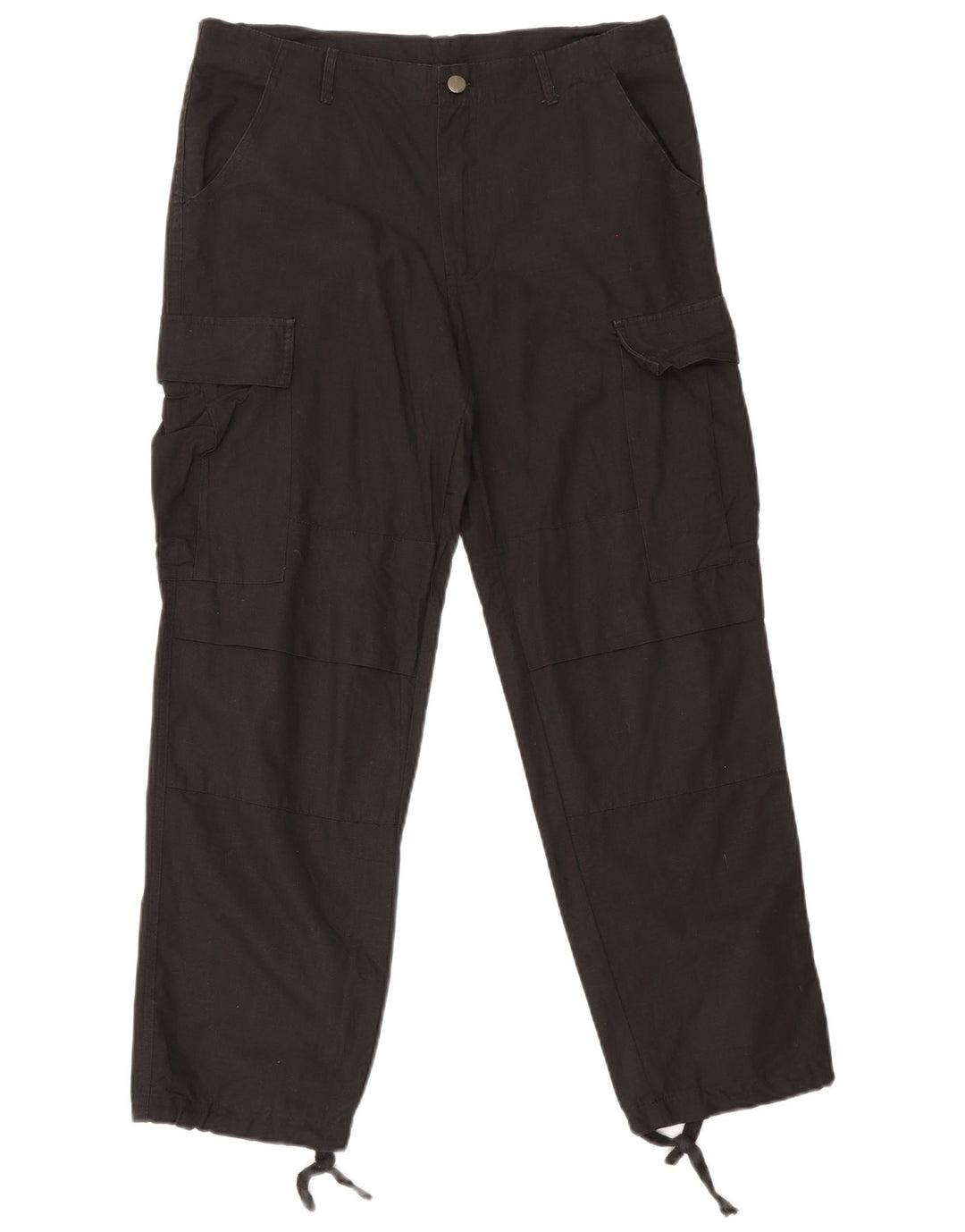 Carhartt Mens Straight Cargo Trousers Medium W32 L29 Black Cotton