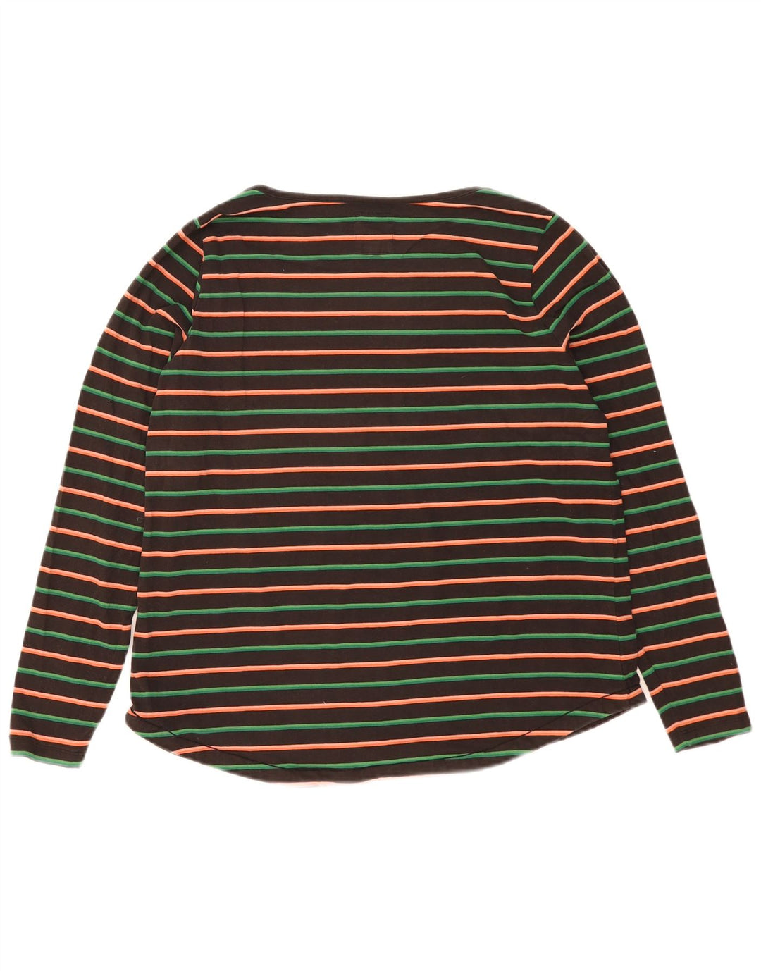 Fat Face Womens Top Long Sleeve UK 18 XL Black Striped