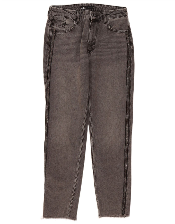 Zara Womens Slim Jeans EU 38 Small W28 L28 Grey