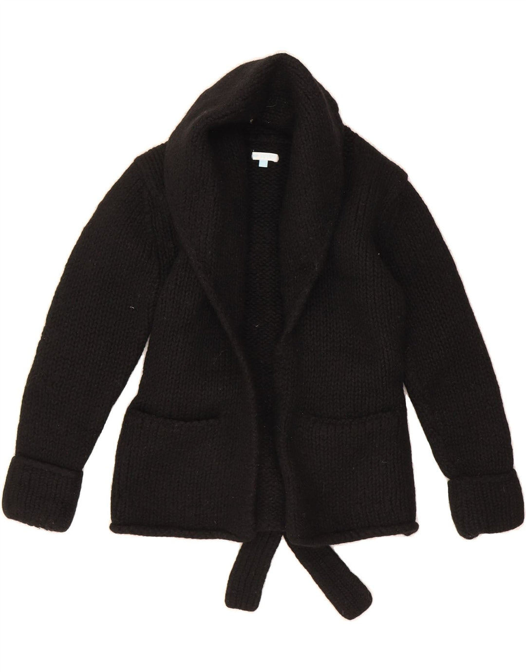 DOCKERS Womens Open Cardigan Sweater UK 6 XS Black Vintage Dockers and Second-Hand Dockers from Messina Hembry 