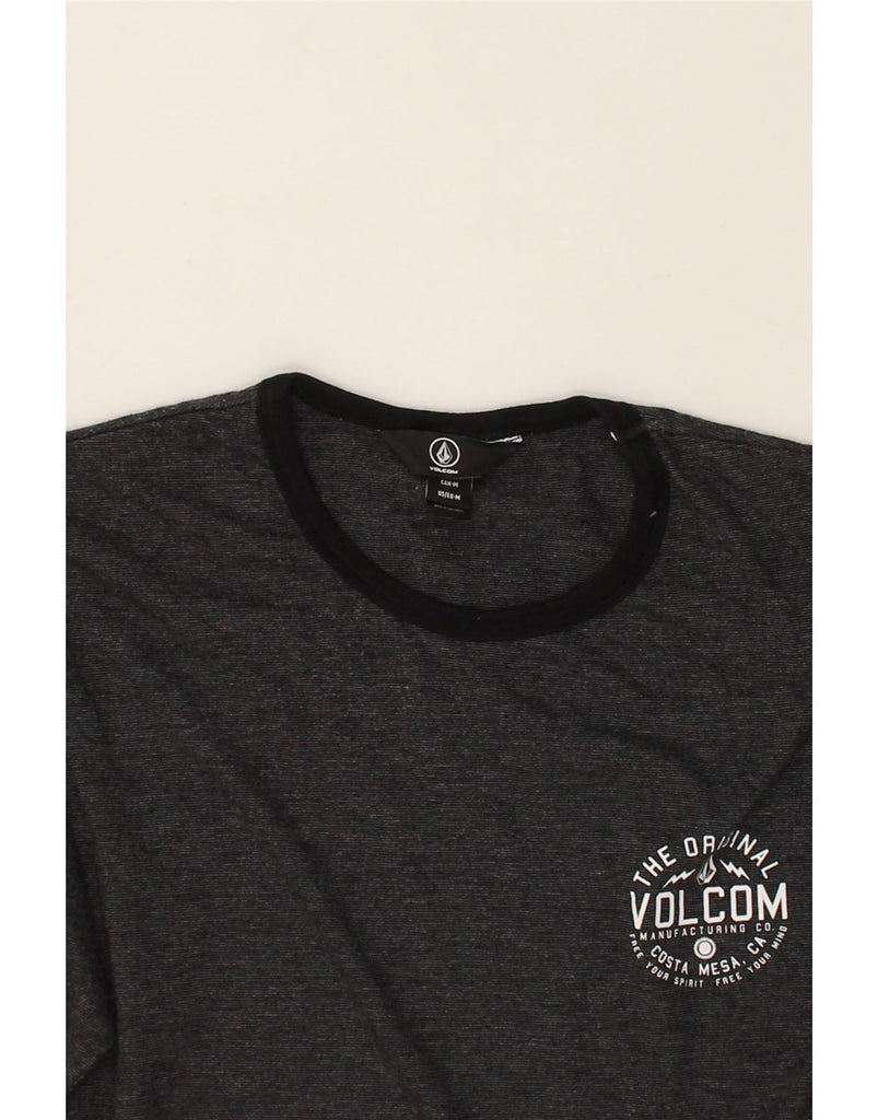 VOLCOM Mens Top Long Sleeve Medium Grey | Vintage Volcom | Thrift | Second-Hand Volcom | Used Clothing | Messina Hembry 