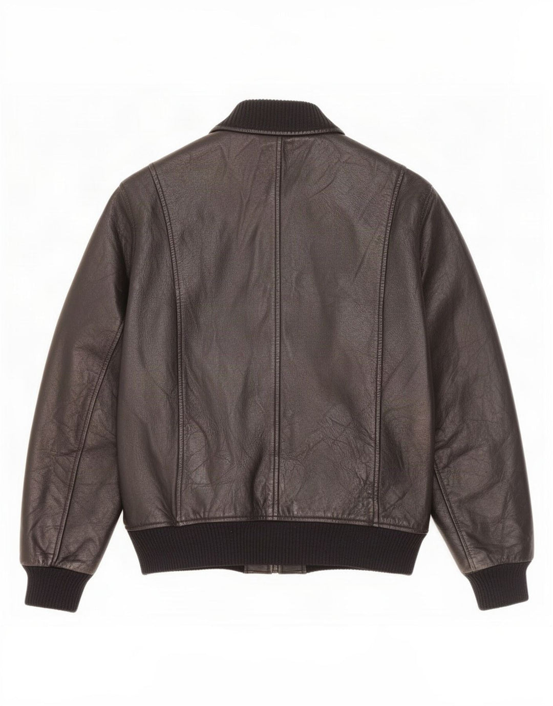 Vintage Mens Leather Jacket UK 38 Medium Black