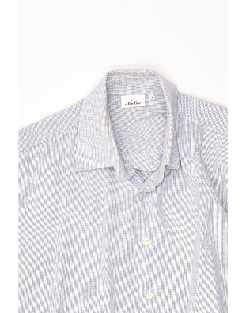 ELLESSE Mens Shirt Medium Blue Check | Vintage Ellesse | Thrift | Second-Hand Ellesse | Used Clothing | Messina Hembry 