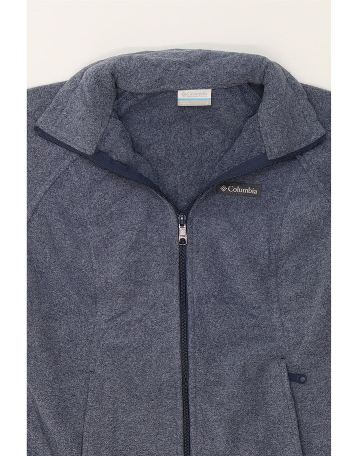 COLUMBIA Womens Fleece Jacket UK 10 Small Blue Polyester Vintage Columbia and Second-Hand Columbia from Messina Hembry 
