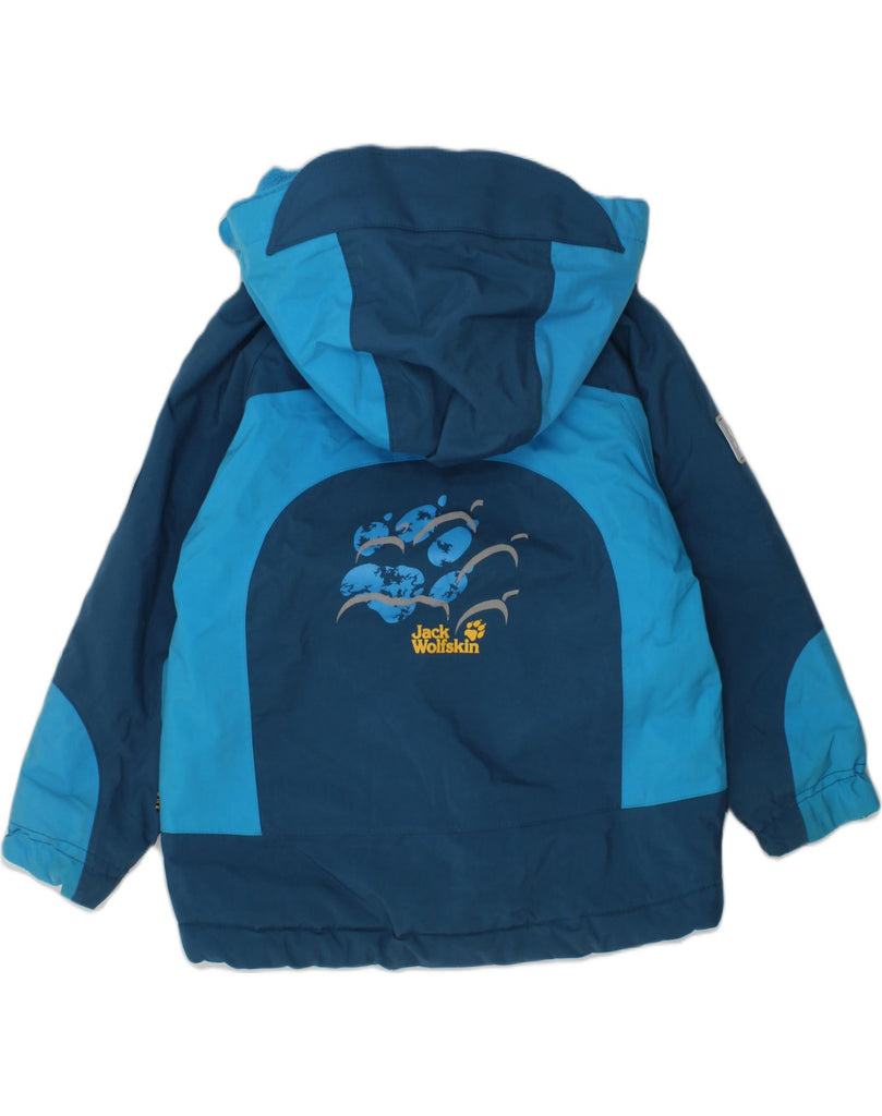 JACK WOLFSKIN Baby Boys Hooded Windbreaker Jacket 18-24 Months Blue | Vintage Jack Wolfskin | Thrift | Second-Hand Jack Wolfskin | Used Clothing | Messina Hembry 