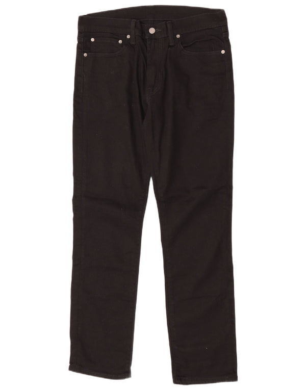 Levi's Mens 511 Slim Jeans W33 L32 Black Cotton