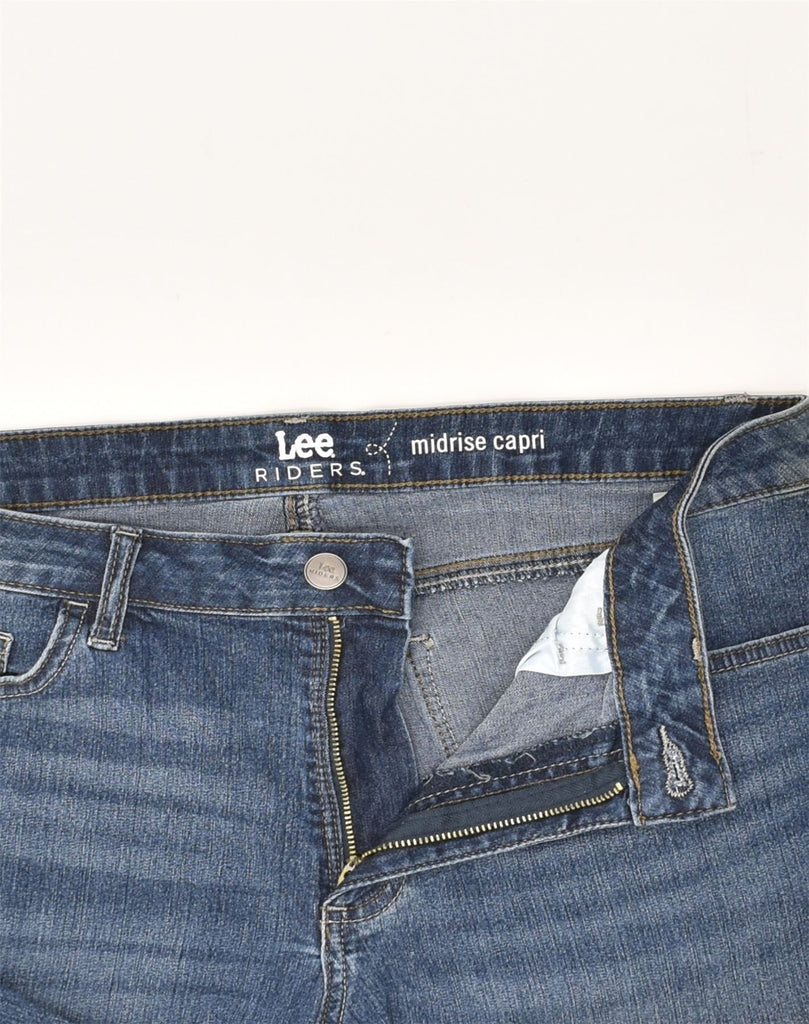 LEE Womens Mid Rise Capri Jeans W34 L21 Blue Cotton | Vintage Lee | Thrift | Second-Hand Lee | Used Clothing | Messina Hembry 