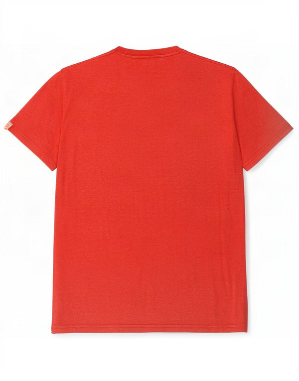 Superdry Mens Graphic T-Shirt Top Large Red Polyester
