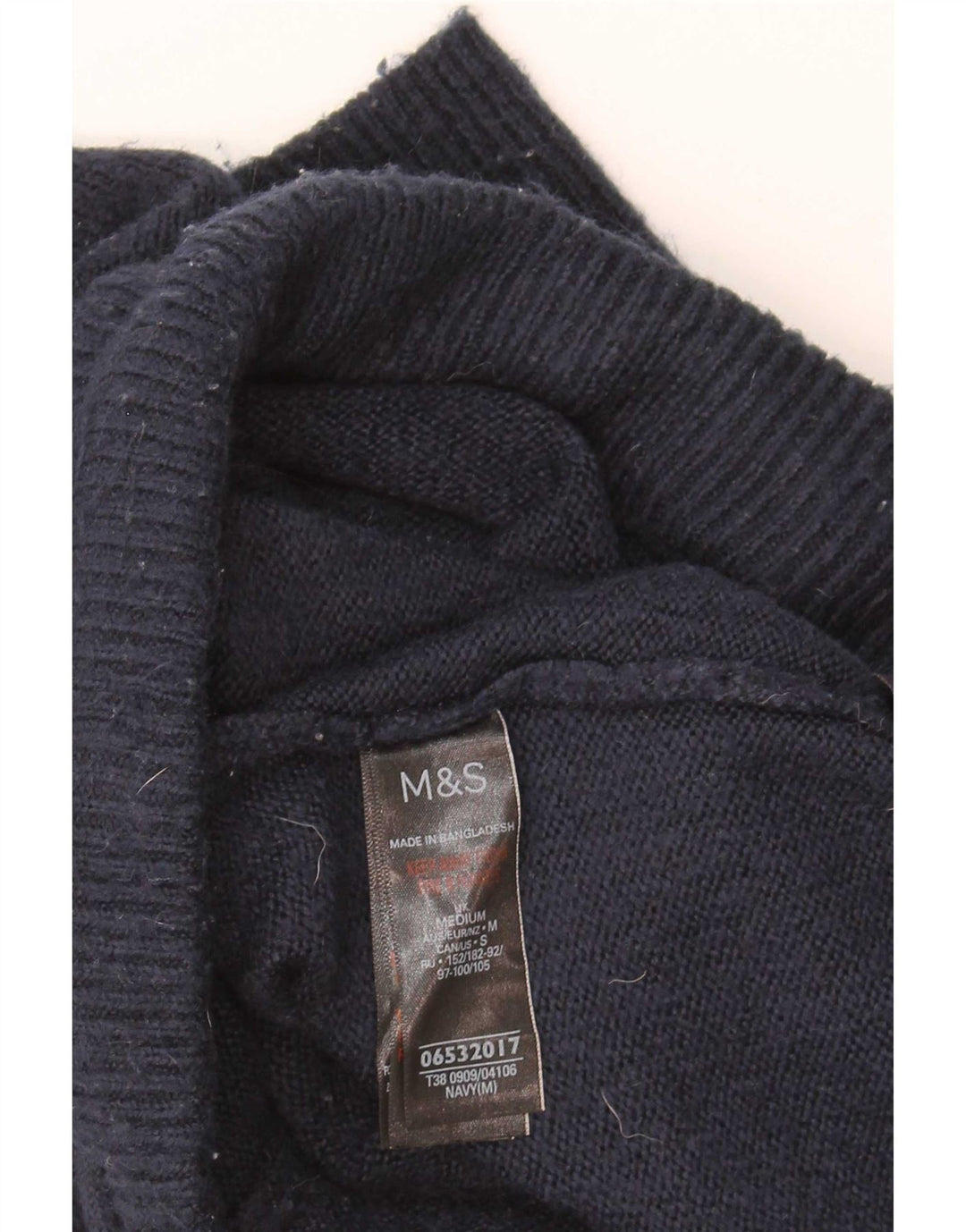 Marks & Spencer Womens Tracksuit Trousers Joggers UK 14 Medium Navy Blue
