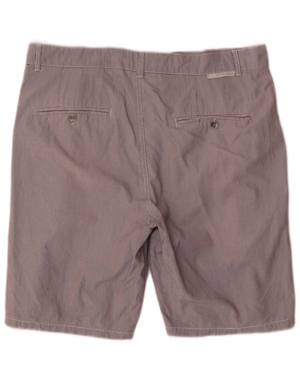 Rip Curl Mens Chino Shorts W32 Medium Grey Pinstripe