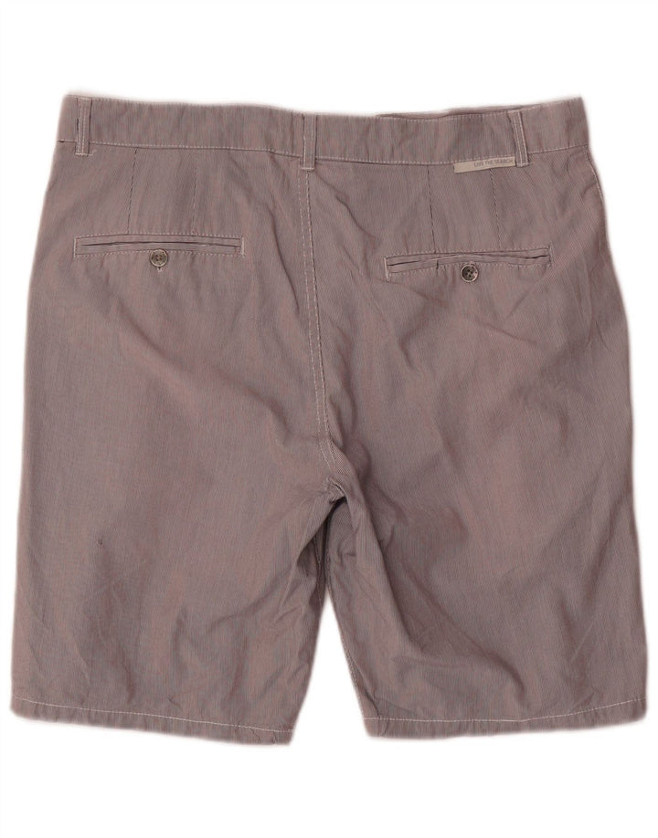 Rip Curl Mens Chino Shorts W32 Medium Grey Pinstripe