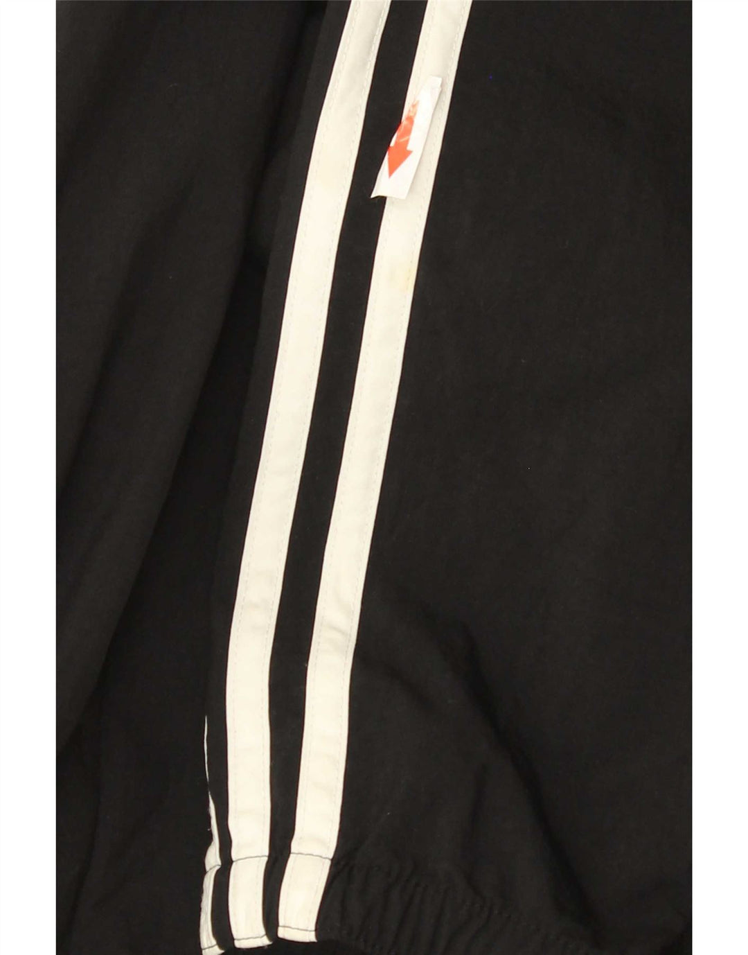 Adidas Mens Hooded Tracksuit Top Jacket Medium Black Nylon