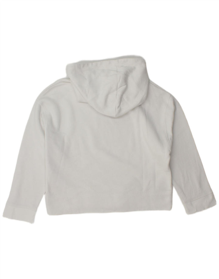 Zara Womens Oversized Hoodie Jumper UK 14 Medium White