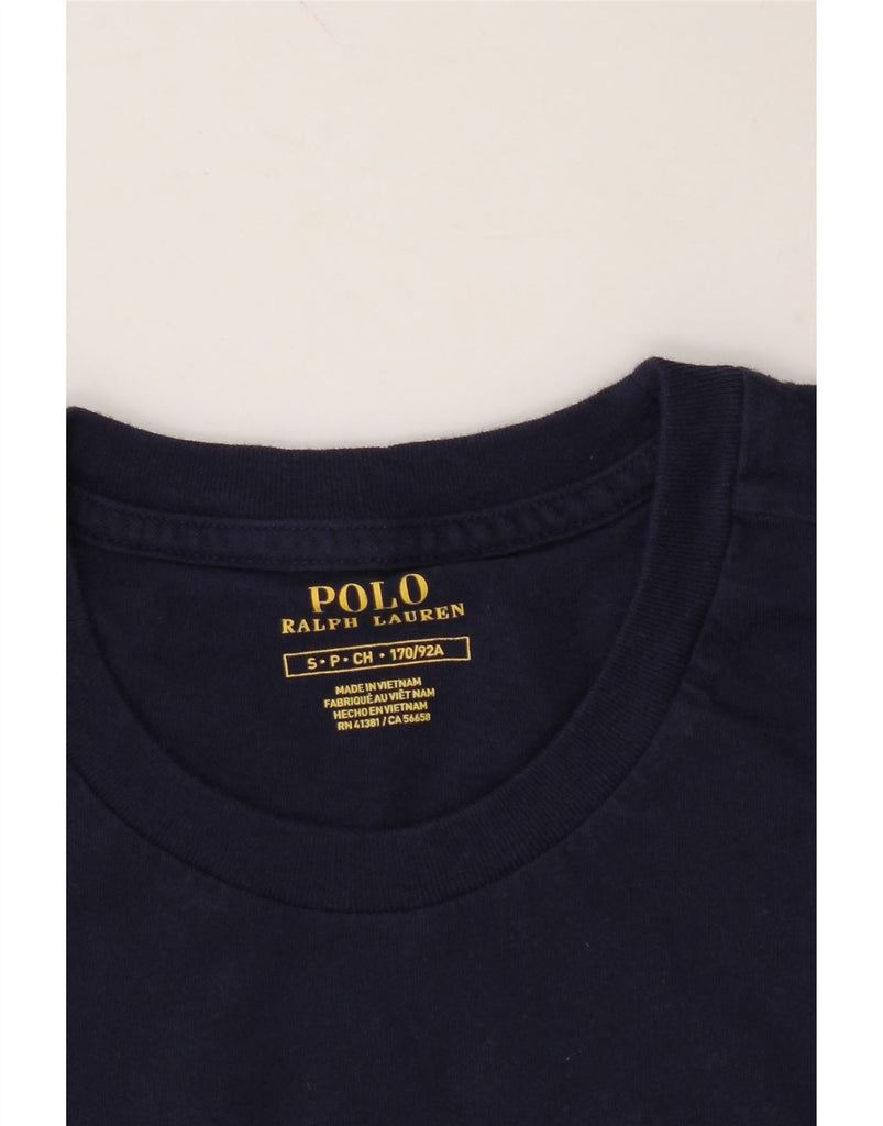 POLO RALPH LAUREN Mens T-Shirt Top Small Navy Blue Vintage Polo Ralph Lauren and Second-Hand Polo Ralph Lauren from Messina Hembry 