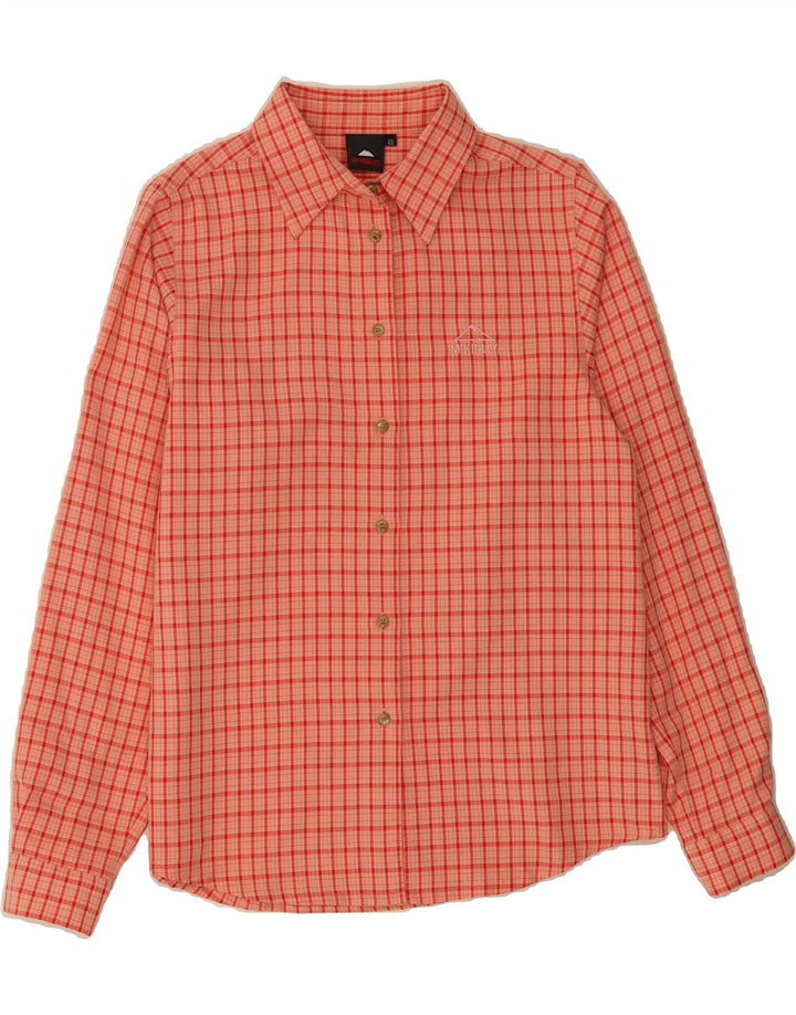 MCKINLEY Womens Shirt EU 40 Medium Red Check Vintage McKinley and Second-Hand McKinley from Messina Hembry 