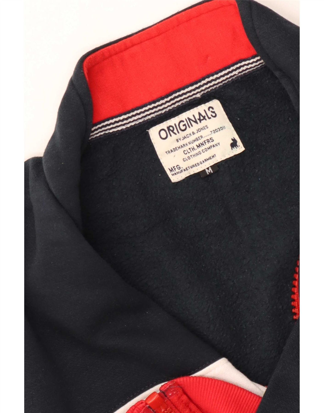 Jack & Jones Mens Tracksuit Top Jacket Medium Multicoloured Colourblock