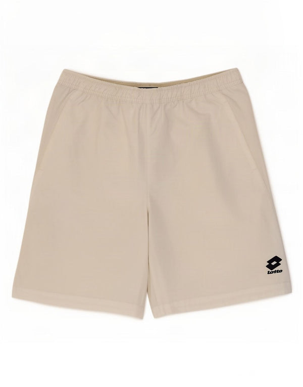Lotto Mens Sport Shorts UK 40/42 Large White Polyester