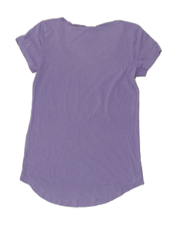 CHAMPION Womens Heritage Fit Graphic T-Shirt Top Medium Purple Cotton | Vintage Champion | Thrift | Second-Hand Champion | Used Clothing | Messina Hembry 
