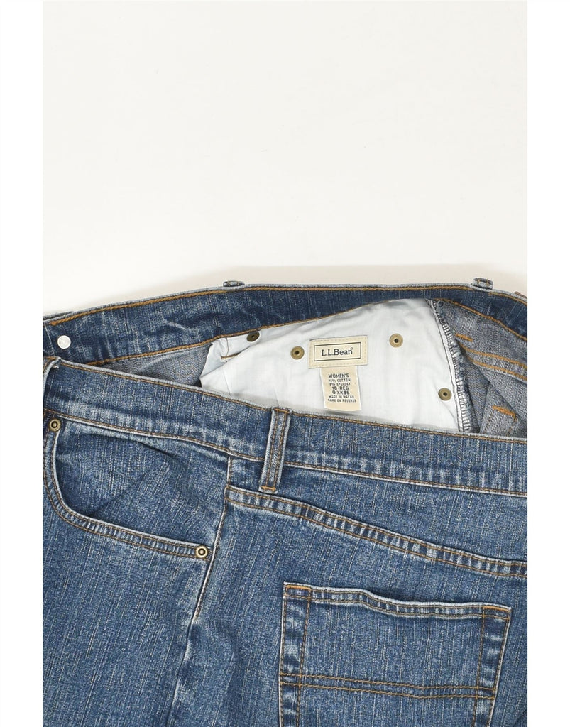 L.L.BEAN Womens Straight Jeans UK 18 XL W38 L30 Blue Cotton | Vintage L.L.Bean | Thrift | Second-Hand L.L.Bean | Used Clothing | Messina Hembry 