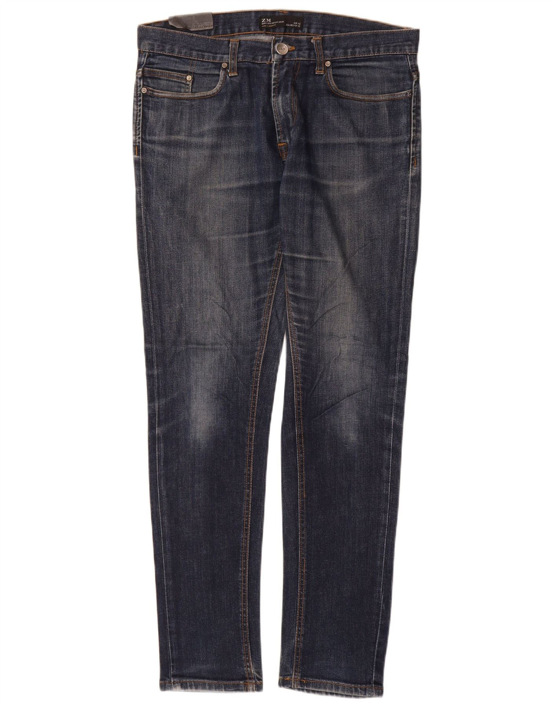 Zara Mens Slim Jeans EU 42 Large W32 L32 Blue