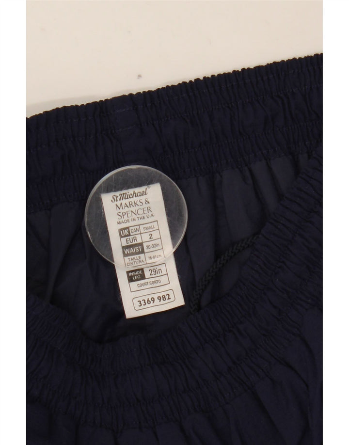 Marks & Spencer Mens Tracksuit Trousers Small  Navy Blue Nylon
