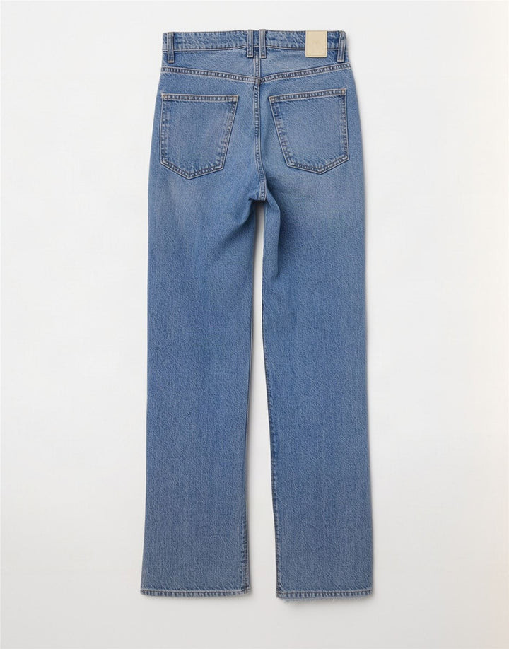Zara Womens Straight Jeans EU 38 Small W28 L29 Blue Cotton