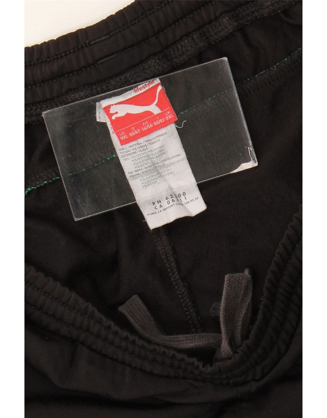 Puma Mens Tracksuit Trousers Joggers 2XL  Black Polyester
