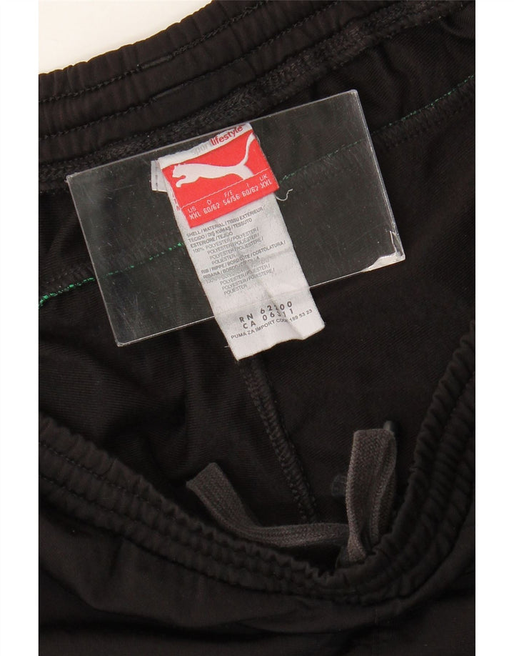 Puma Mens Tracksuit Trousers Joggers 2XL  Black Polyester