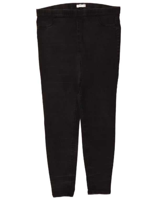 Marks & Spencer Womens Jegging Jeans UK 18 XL W38 L28 Black Cotton