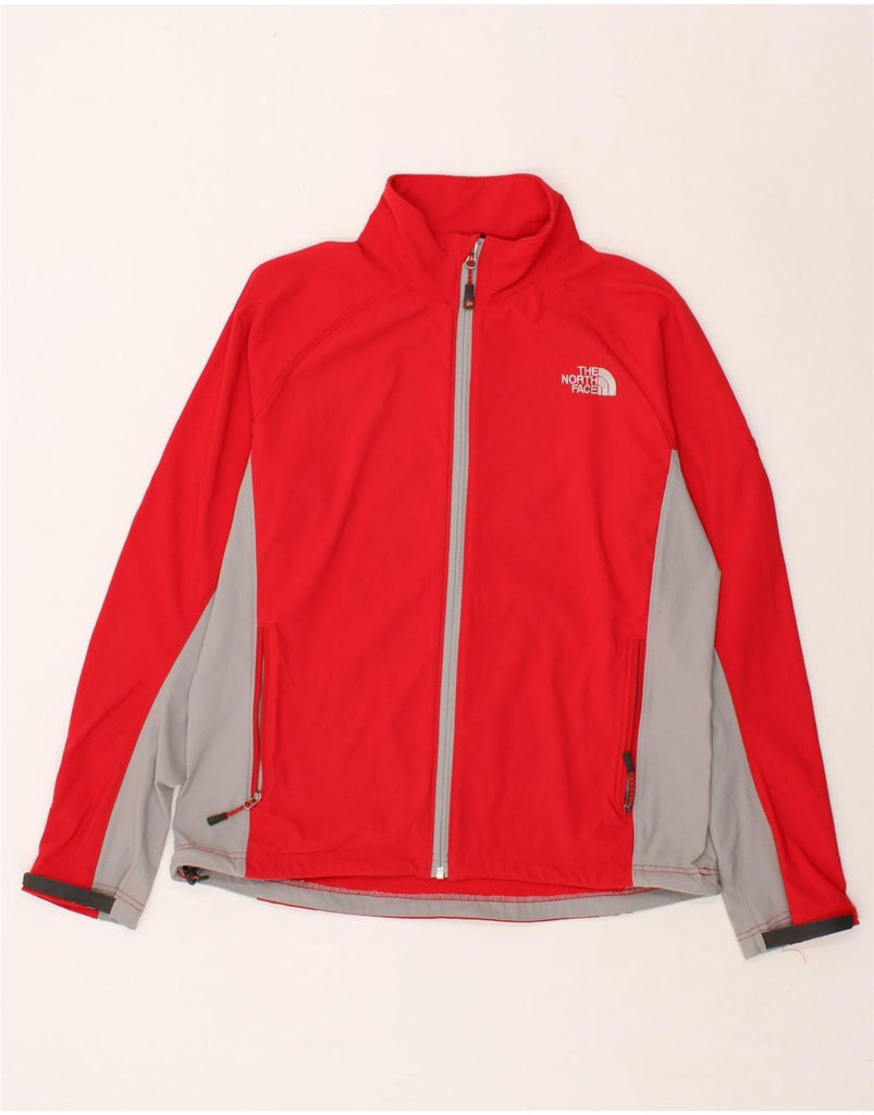 THE NORTH FACE Womens Graphic Tracksuit Top Jacket UK 16 Large Red | Vintage The North Face | Thrift | Second-Hand The North Face | Used Clothing | Messina Hembry 