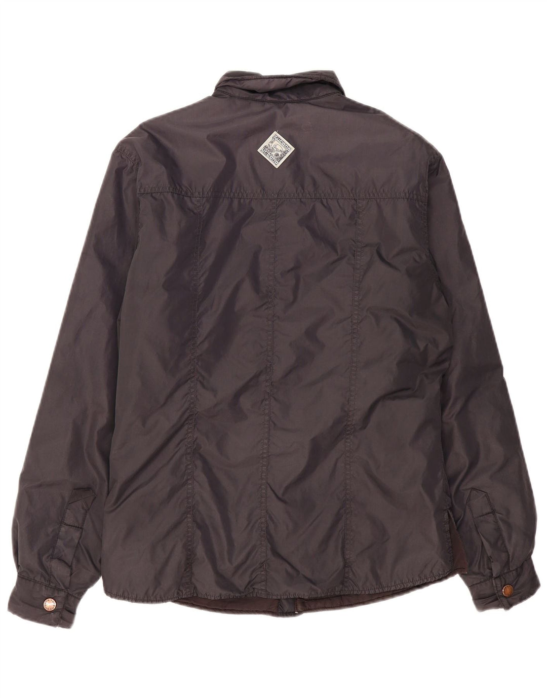 TUCANO URBANO Mens Windbreaker Jacket UK 36 Small Black Nylon