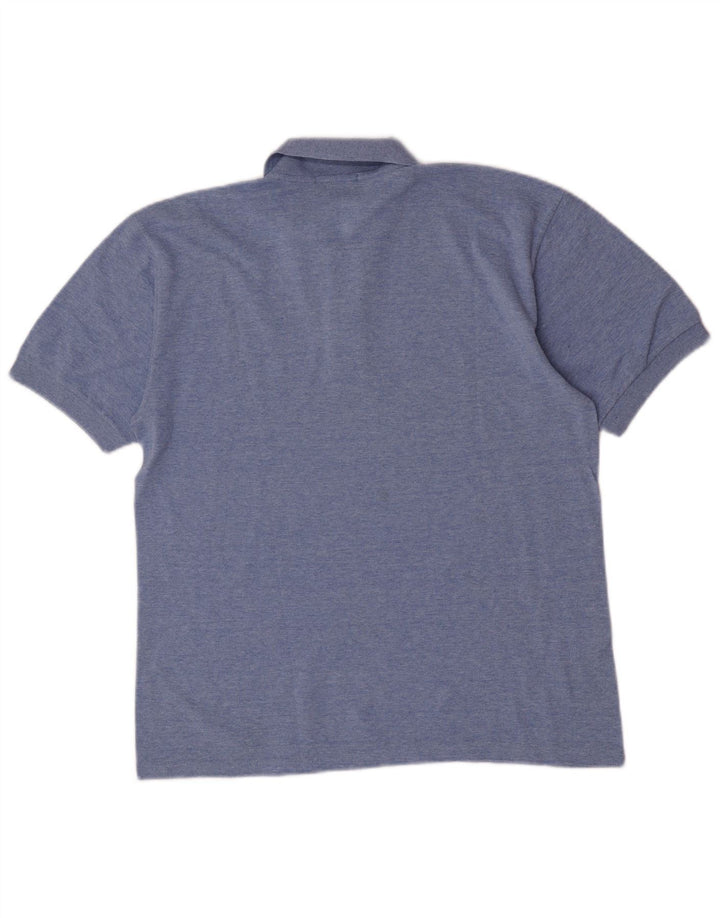 Gymnasium Mens Short Sleeve Polo Shirt Medium Blue