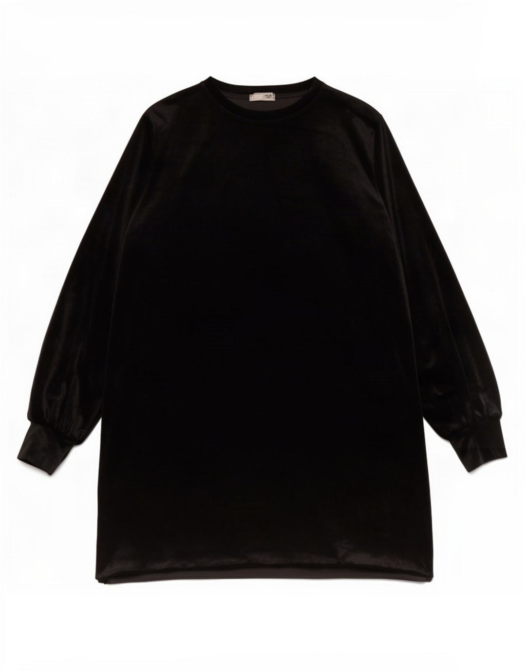 Zara Womens Long Sleeve Shift Dress UK 16 Large Black Polyester