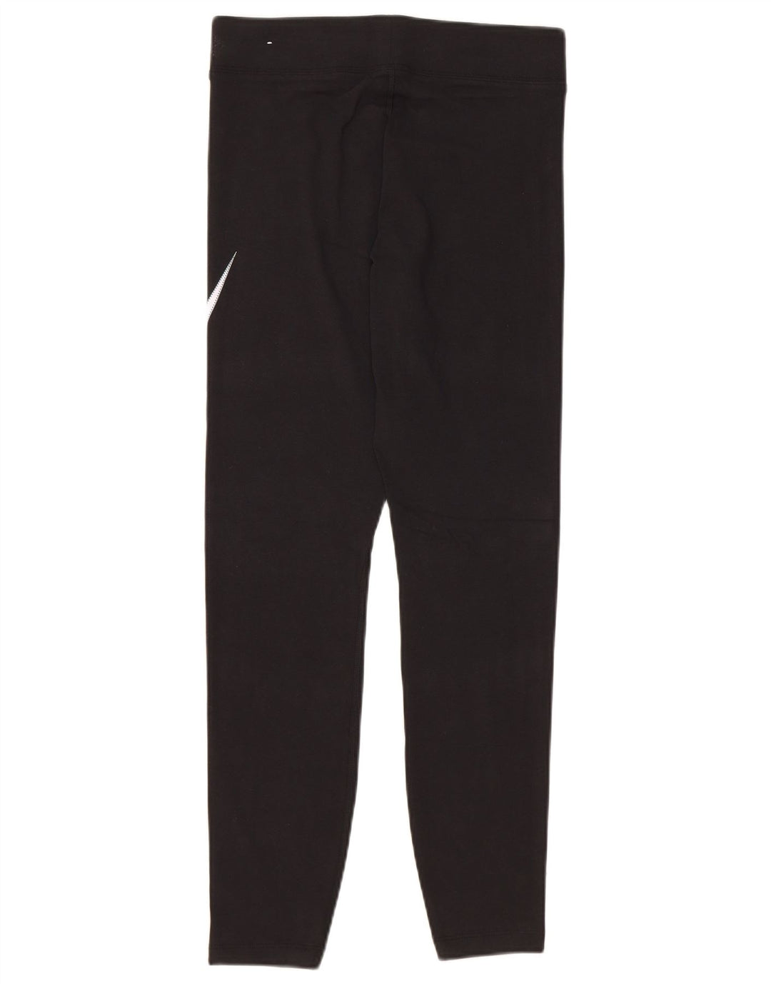 NIKE Womens Graphic Leggings UK 12 Medium  Black Cotton