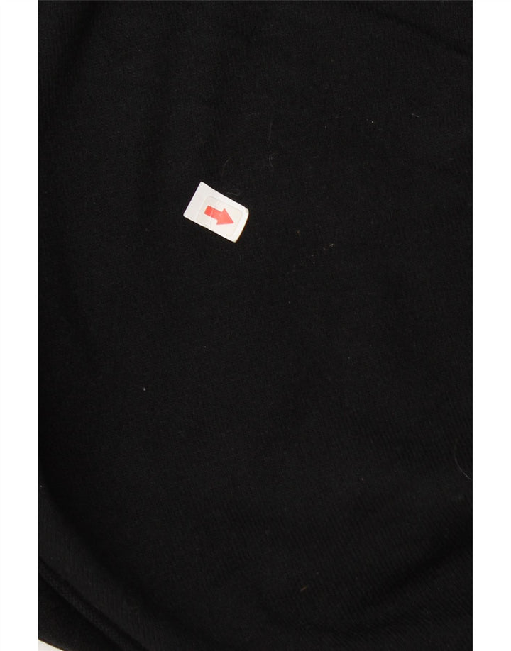 Marks & Spencer Womens Crop Boat Neck Jumper Sweater UK 14 Medium Black