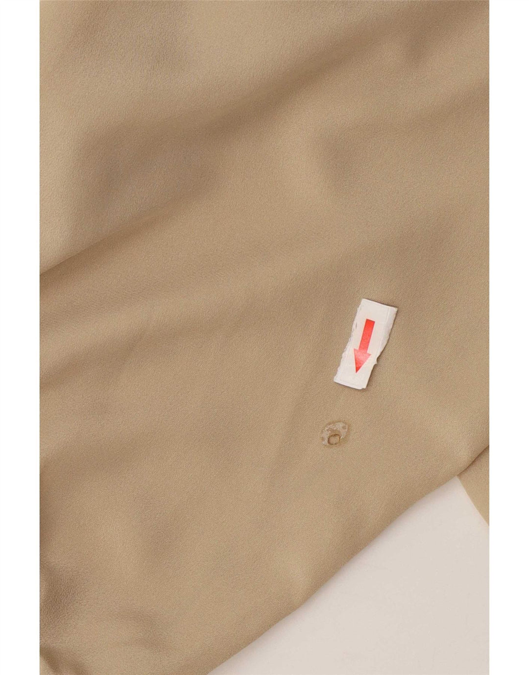 Luisa Spagnoli Womens Shirt Blouse UK 18 XL Beige Polyester