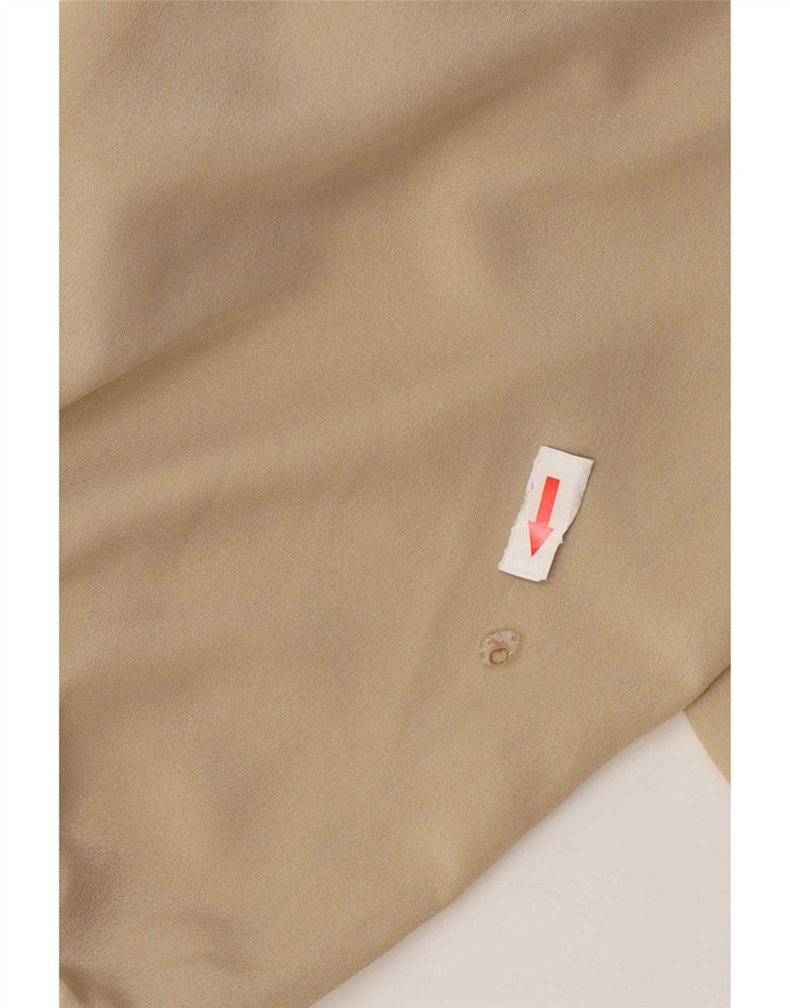 Luisa Spagnoli Womens Shirt Blouse UK 18 XL Beige Polyester